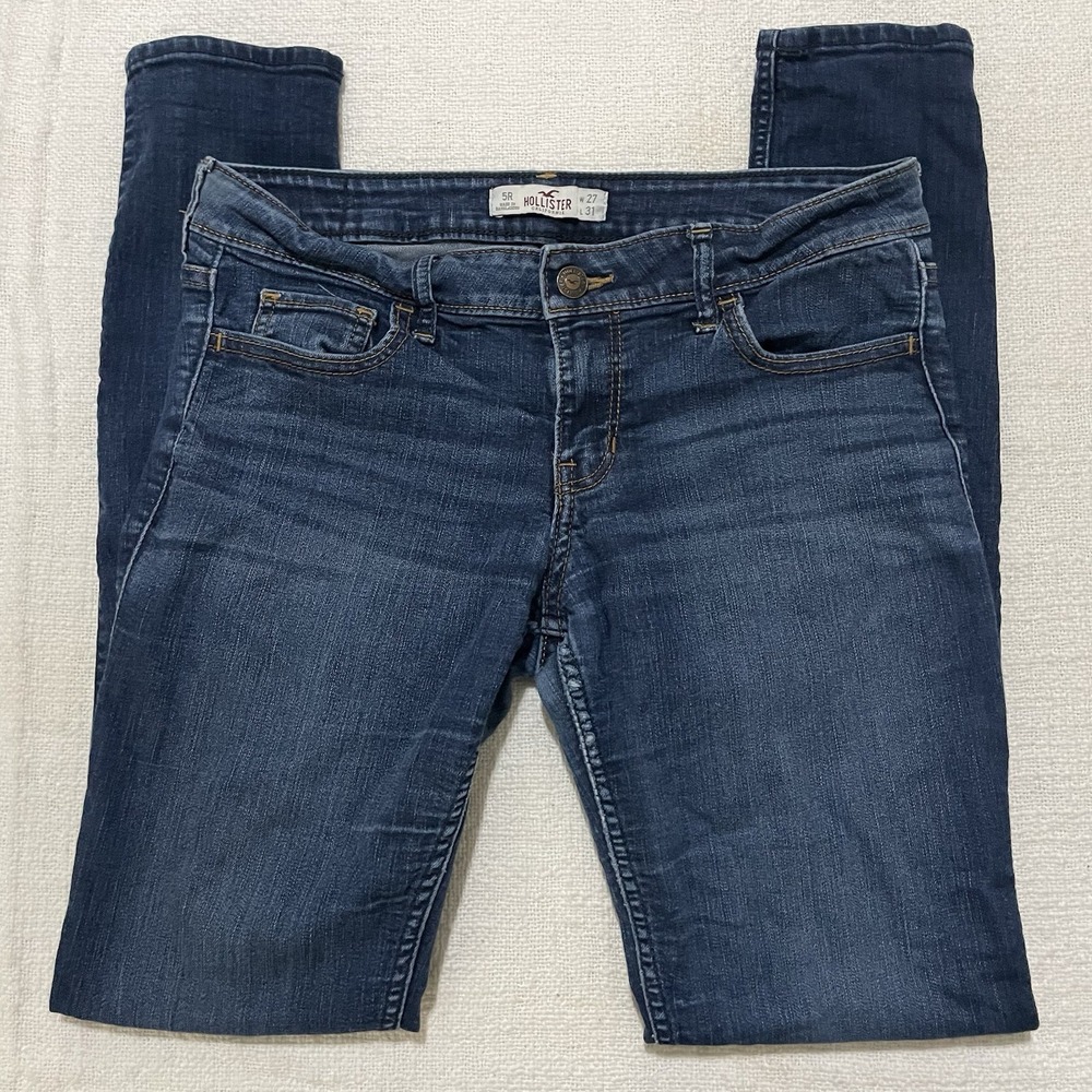 Hollister Super Skinny Jeans Size 5 27 X‎ 31 Stretch Denim Classic Y2K Preppy